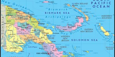 詳細地図パプアニューギニア